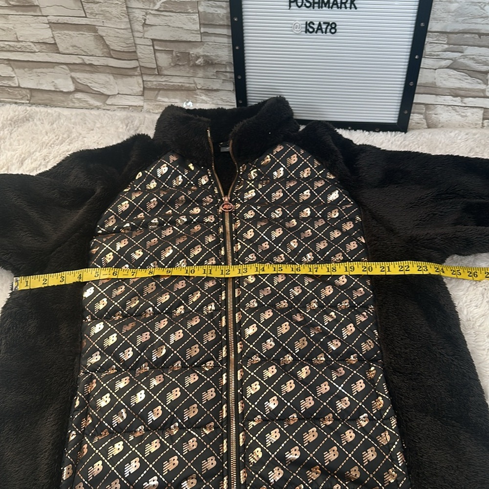 New Balance Black and Gold Jacket - Picture 8 of 14